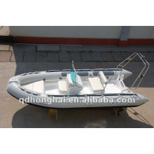 Bateau gonflable de rib430 supérieure rigide en fibre de verre